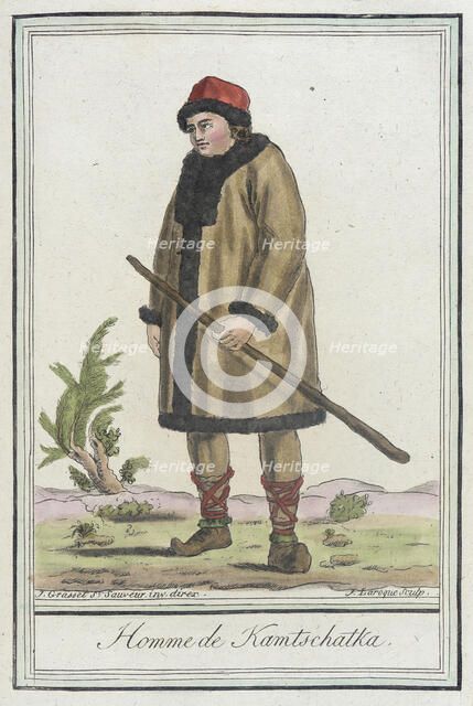 Costumes de Différents Pays, 'Homme de Kamtschatka', c1797. Creators: Jacques Grasset de Saint-Sauveur, LF Labrousse.