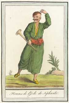 Costumes de Différents Pays, Homme de l'Isle de Siphanto c1797. Creators: Jacques Grasset de Saint-Sauveur, LF Labrousse