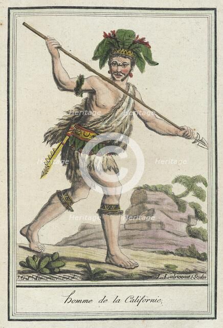 Costumes de Différents Pays, 'Homme de la Californie', c1797. Creator: Jacques Grasset de Saint-Sauveur.