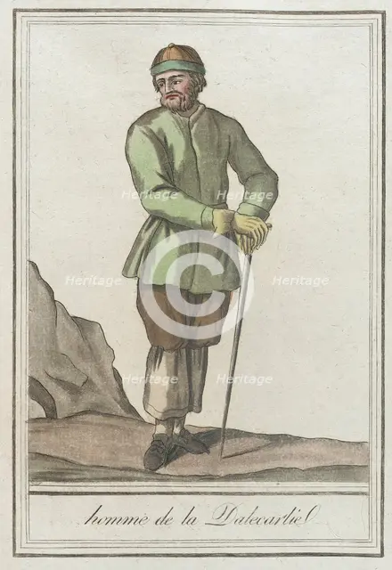 Costumes de Différents Pays, 'Homme de la Dalecarlie', c1797. Creators: Jacques Grasset de Saint-Sauveur, LF Labrousse.