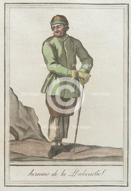 Costumes de Différents Pays, 'Homme de la Dalecarlie', c1797. Creators: Jacques Grasset de Saint-Sauveur, LF Labrousse.