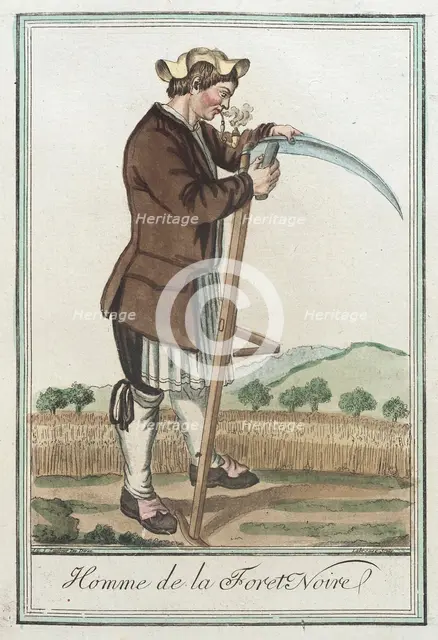 Costumes de Différents Pays, 'Homme de la Foret Noire', c1797. Creator: Jacques Grasset de Saint-Sauveur.