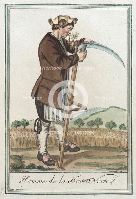 Costumes de Différents Pays, 'Homme de la Foret Noire', c1797. Creator: Jacques Grasset de Saint-Sauveur.