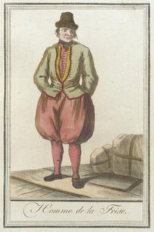 Costumes de Différents Pays, Homme de la Frise c1797. Creators: Jacques Grasset de Saint-Sauveur, LF Labrousse