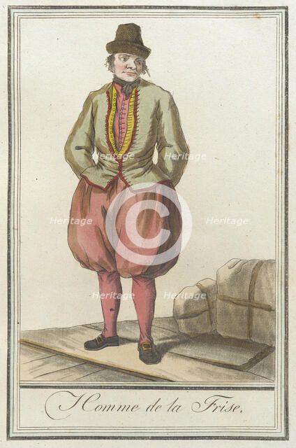Costumes de Différents Pays, 'Homme de la Frise', c1797. Creators: Jacques Grasset de Saint-Sauveur, LF Labrousse.