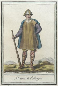 Costumes de Différents Pays, Homme de l'Aragon c1797. Creators: Jacques Grasset de Saint-Sauveur, LF Labrousse