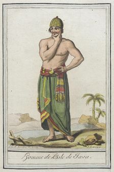 Costumes de Différents Pays, Homme de l'Isle de Java c1797. Creators: Jacques Grasset de Saint-Sauveur, LF Labrousse