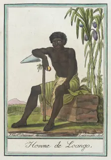 Costumes de Différents Pays, Homme de Loango c1797. Creators: Jacques Grasset de Saint-Sauveur, LF Labrousse