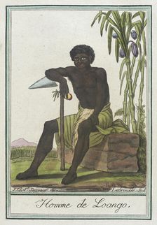 Costumes de Différents Pays, Homme de Loango c1797. Creators: Jacques Grasset de Saint-Sauveur, LF Labrousse