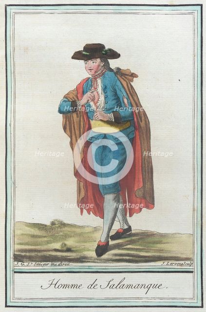 Costumes de Différents Pays, 'Homme de Salamanque', c1797. Creators: Jacques Grasset de Saint-Sauveur, LF Labrousse.