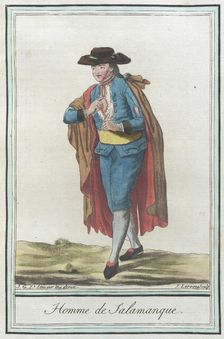Costumes de Différents Pays, Homme de Salamanque c1797. Creators: Jacques Grasset de Saint-Sauveur, LF Labrousse