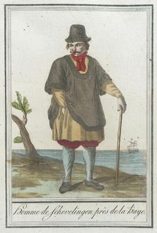 Costumes de Différents Pays, Homme de Schevelingen Près de la Baye c1797. Creators: Jacques Grasset de Saint-Sauveur, LF Labrousse