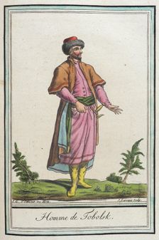 Costumes de Différents Pays, Homme de Tobolsk c1797. Creator: Jacques Grasset de Saint-Sauveur