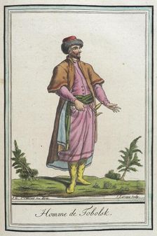 Costumes de Différents Pays, Homme de Tobolsk c1797. Creator: Jacques Grasset de Saint-Sauveur