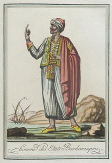 Costumes de Différents Pays, Homme des Etats Barbaresques c1797. Creators: Jacques Grasset de Saint-Sauveur, LF Labrousse