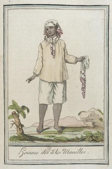 Costumes de Différents Pays, Homme des I'les Manilles c1797. Creator: Jacques Grasset de Saint-Sauveur