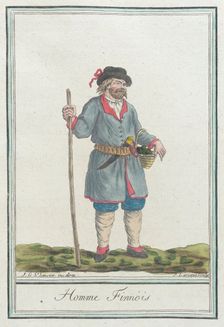 Costumes de Différents Pays, Homme Finnois c1797. Creators: Jacques Grasset de Saint-Sauveur, LF Labrousse