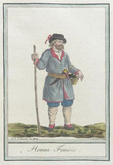 Costumes de Différents Pays, Homme Finnois c1797. Creators: Jacques Grasset de Saint-Sauveur, LF Labrousse