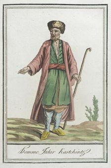 Costumes de Différents Pays, Homme Jatar Kastchintz c1797. Creators: Jacques Grasset de Saint-Sauveur, LF Labrousse