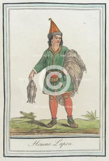 Costumes de Différents Pays, 'Homme Lapon', c1797. Creators: Jacques Grasset de Saint-Sauveur, LF Labrousse.