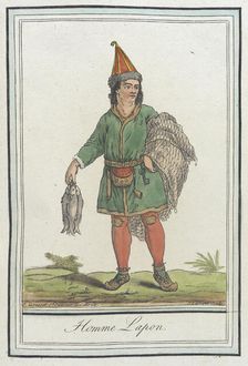 Costumes de Différents Pays, Homme Lapon c1797. Creators: Jacques Grasset de Saint-Sauveur, LF Labrousse