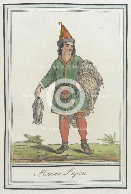 Costumes de Différents Pays, 'Homme Lapon', c1797. Creators: Jacques Grasset de Saint-Sauveur, LF Labrousse.