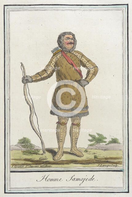 Costumes de Différents Pays, 'Homme Samojede', c1797. Creators: Jacques Grasset de Saint-Sauveur, LF Labrousse.