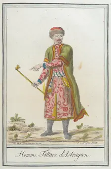 Costumes de Différents Pays, Homme Tattare d'Astragan c1797. Creators: Jacques Grasset de Saint-Sauveur, LF Labrousse