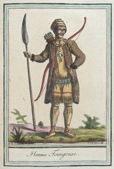 Costumes de Différents Pays, Homme Toungouse c1797. Creators: Jacques Grasset de Saint-Sauveur, LF Labrousse