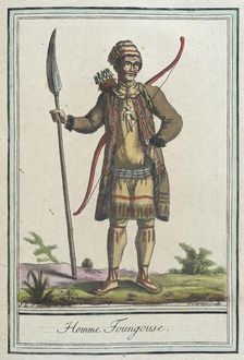 Costumes de Différents Pays, Homme Toungouse c1797. Creators: Jacques Grasset de Saint-Sauveur, LF Labrousse