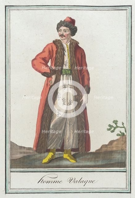 Costumes de Différents Pays, 'Homme Valaque', c1797. Creators: Jacques Grasset de Saint-Sauveur, LF Labrousse.