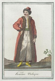 Costumes de Différents Pays, Homme Valaque c1797. Creators: Jacques Grasset de Saint-Sauveur, LF Labrousse