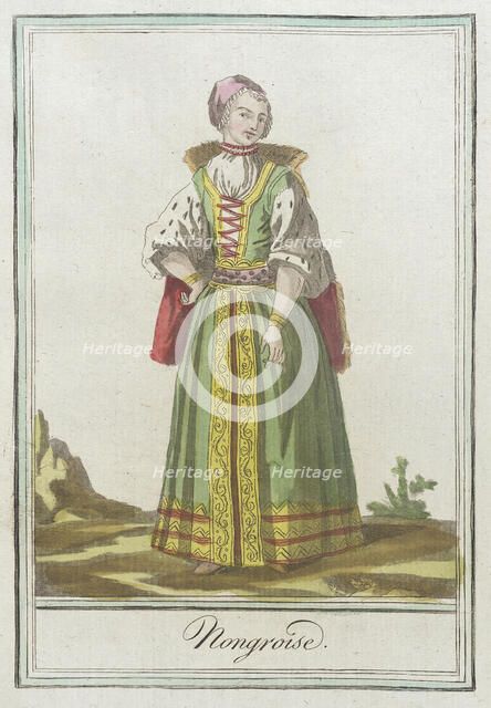 Costumes de Différents Pays, 'Hongroise', c1797. Creators: Jacques Grasset de Saint-Sauveur, LF Labrousse.