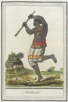 Costumes de Différents Pays, Hottentot c1797. Creators: Jacques Grasset de Saint-Sauveur, LF Labrousse