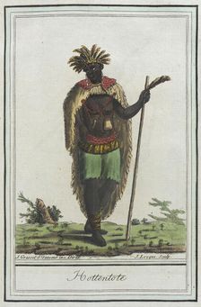 Costumes de Différents Pays, Hottentote c1797. Creators: Jacques Grasset de Saint-Sauveur, LF Labrousse