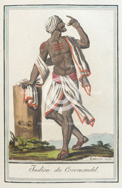 Costumes de Différents Pays, 'Indien du Coromandel', c1797. Creators: Jacques Grasset de Saint-Sauveur, LF Labrousse.