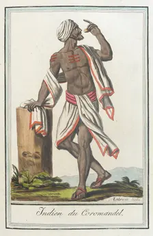 Costumes de Différents Pays, Indien du Coromandel c1797. Creators: Jacques Grasset de Saint-Sauveur, LF Labrousse