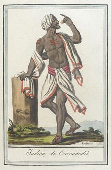 Costumes de Différents Pays, Indien du Coromandel c1797. Creators: Jacques Grasset de Saint-Sauveur, LF Labrousse