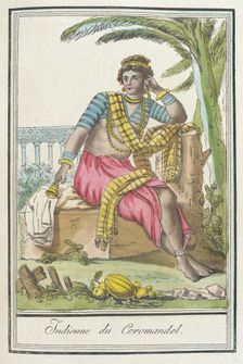 Costumes de Différents Pays, Indienne du Coromandel c1797. Creators: Jacques Grasset de Saint-Sauveur, LF Labrousse