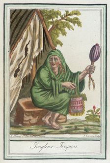 Costumes de Différents Pays, Iongleur Iroquois c1797. Creator: Jacques Grasset de Saint-Sauveur