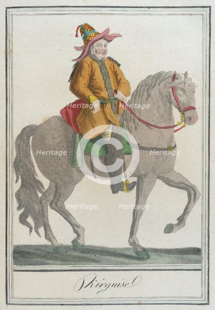 Costumes de Différents Pays, 'Kirguise', c1797. Creators: Jacques Grasset de Saint-Sauveur, LF Labrousse.