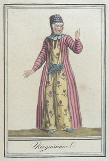 Costumes de Différents Pays, Kirguisienne c1797. Creators: Jacques Grasset de Saint-Sauveur, LF Labrousse