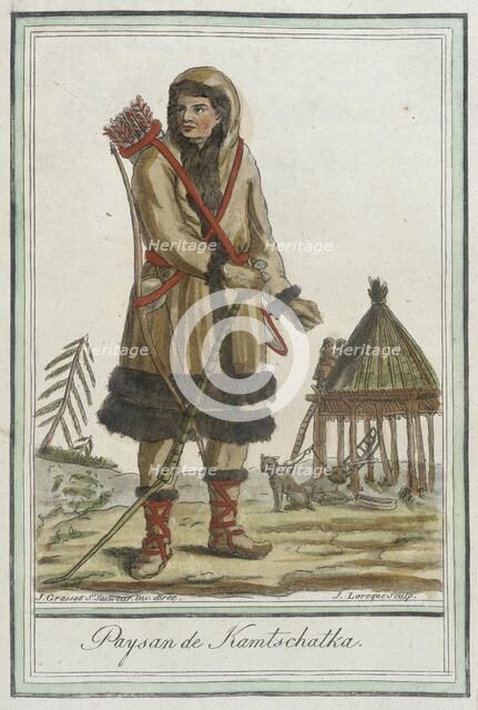 Costumes de Différents Pays, 'Paysan de Kamtschatka', c1797. Creator: Jacques Grasset de Saint-Sauveur.