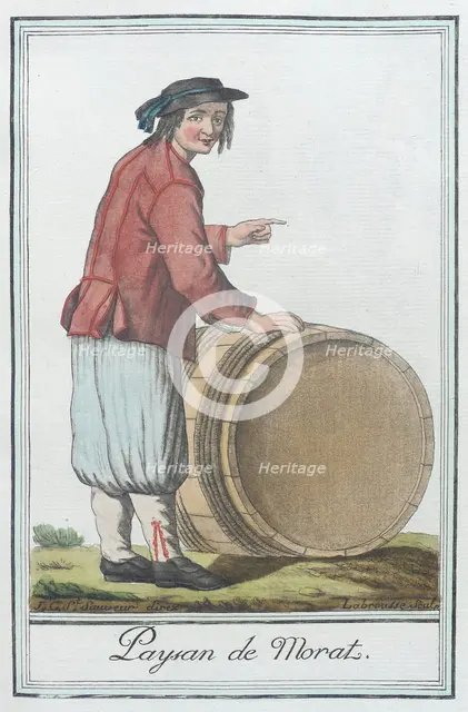 Costumes de Différents Pays, 'Paysan de Morat', c1797. Creator: Jacques Grasset de Saint-Sauveur.