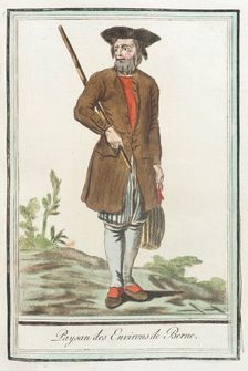 Costumes de Différents Pays, Paysan des Environs de Berne c1797. Creators: Jacques Grasset de Saint-Sauveur, LF Labrousse