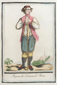 Costumes de Différents Pays, Paysan des Environs de Berne c1797. Creators: Jacques Grasset de Saint-Sauveur, LF Labrousse