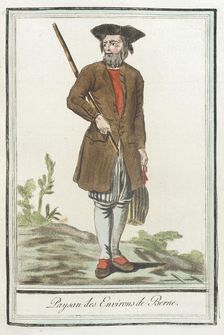 Costumes de Différents Pays, Paysan des Environs de Berne c1797. Creators: Jacques Grasset de Saint-Sauveur, LF Labrousse