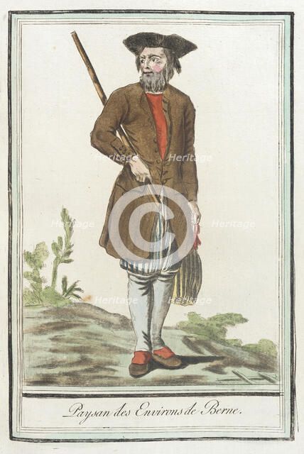 Costumes de Différents Pays, 'Paysan des Environs de Berne', c1797. Creators: Jacques Grasset de Saint-Sauveur, LF Labrousse.