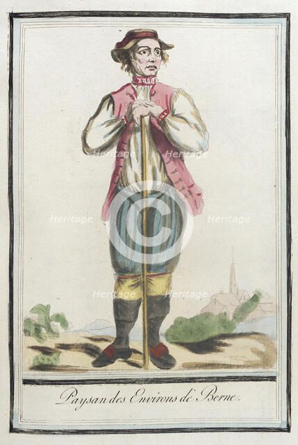 Costumes de Différents Pays, 'Paysan des Environs de Berne', c1797. Creators: Jacques Grasset de Saint-Sauveur, LF Labrousse.