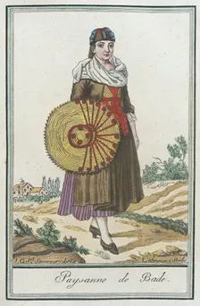 Costumes de Différents Pays, Paysanne de Bade c1797. Creator: Jacques Grasset de Saint-Sauveur